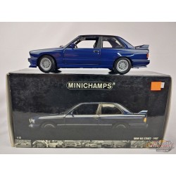 BMW M3 Street 1987  - Minichamps   1/18 -  180 020301    Used  Read
