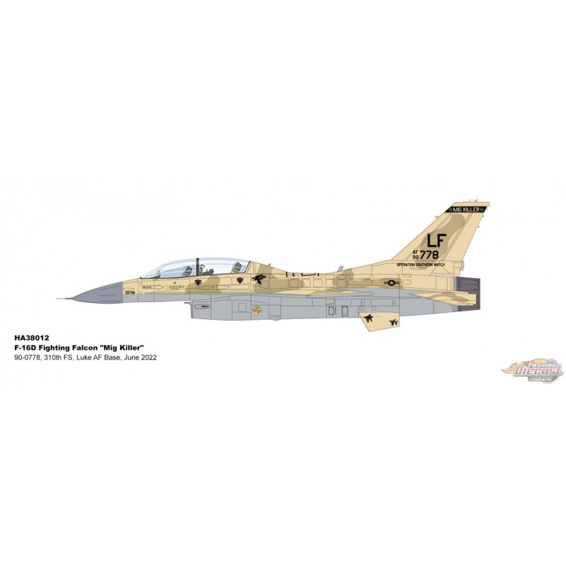 Lockheed F-16D Fighting Falcon USAF 56th OG 310th FS no.90