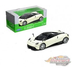 Pagani Huayra (Pearl White) - Welly 1/24 - 24088 PW - Passion Diecast