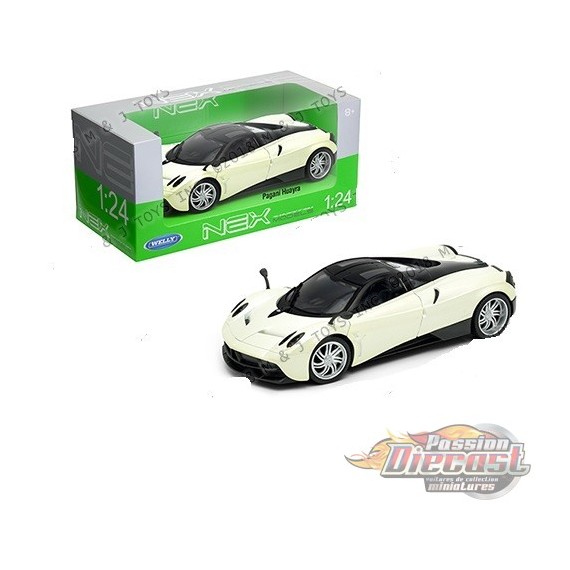 Pagani Huayra (Pearl White) - Welly 1/24 - 24088 PW - Passion Diecast