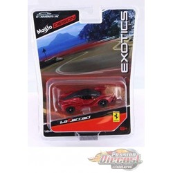 Ferrari LaFerrari Rouge Jantes Noires - Maisto - 1/64 - 15494-MC1 - Passion Diecast 