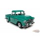 1957 Chevy 3100 Stepside Pickup Truck, Ocean Green - Auto World - 1/18 - AW293 - Passion Diecast 