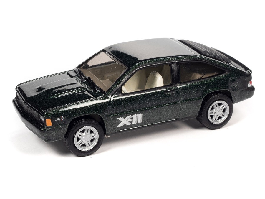 1981 Chevrolet Citation X 1 In Dark Green Metallic Johnny Lightning 1 64 Jlsp280 A Passion Diecast