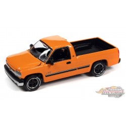 2002 Chevrolet Silverado in Tangier Orange - Johnny Lightning 1/64 - JLSP281 A Passion Diecast