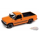 (Web Only) 2002 Chevrolet Silverado in Tangier Orange - Johnny Lightning 1/64 - JLSP281 A