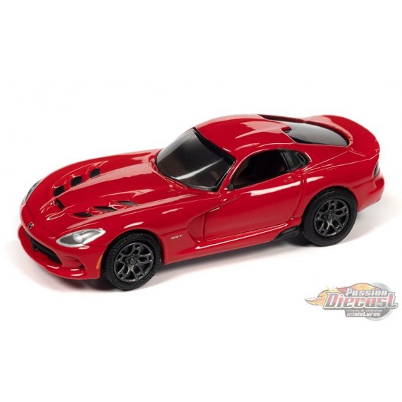 2014 Dodge Viper in Adrenaline Red - Johnny Lightning 1/64 - JLSP282 A  Passion Diecast