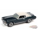 1971 Pontiac Grand Prix in Bluestone Gray Metallic - Johnny Lightning 1/64 - JLSP283 B