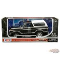 1978 Ford Bronco Custom Black - Motormax 1/24 - 76983 BK