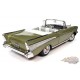 1957 Chevrolet Bel Air Convertible in Laurel Green Metallic - Auto World - 1/18 - AW306 - Passion Diecast 