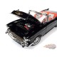 James Bond - 1957 Chevrolet Bel Air Cabriolet en Noir Onyx - Auto World - 1/18 - AWSS134 - Passion Diecast 
