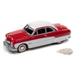 1950 Ford Coupe in Red and White - Racing Champions - 1/64 - RCSP024 Passion DIecast