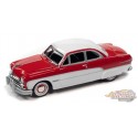 (Web Only) 1950 Ford Coupé en rouge et blanc - Racing Champions - 1/64 - RCSP024