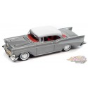 1957 Chevy Bel Air Hardtop in Inca Silver and White  - Racing Champions - 1/64 - RCSP023