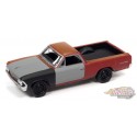 1966 Chevrolet El Camino in Regal Red Flat with Primer and Rust - Johnny Lightning 1/64 - JLSP212 A
