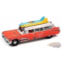 Surf Shark -1959 Cadillac Eldorado Ambulance - Johnny Lightning 1/64 - JLSP256