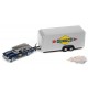 1955 Chevrolet Nomad avec remorque fermée en bleu et blanc - Sunoco - Truck&Trailers - Johnny Lightning 1:64 - JLSP307 B