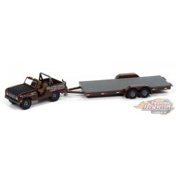 1966 Ford Bronco Open Remorque et Pneus Marron - King of the Hammers - Truck&Trailers - Johnny Lightning 1:64 - JLSP301 B