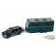 Sheriff - 1997 Chevrolet Tahoe Camper Trailer in Sherwood Green and Gold - Truck&Trailers - Johnny Lightning  1:64 - JLSP300 B