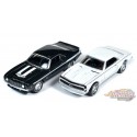 (web only) 1969 Chevrolet Camaro & 1967 Chevrolet Camaro  YENKO - Set de 2 - Johnny Lightning 1:64 - JLSP276 A