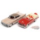 1959 Desoto Fireflite & 1956 Chevrolet Bel Air Convertible - Set de 2 - Johnny Lightning 1:64 - JLSP285 B - Passion Diecast