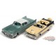 1959 Desoto Fireflite & 1956 Chevrolet Bel Air Convertible - Set de 2 - Johnny Lightning 1:64 - JLSP285 A - Passion Diecast