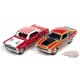 1970 Ford Maverick & 1966 Chevrolet Nova - Set of 2 - Johnny Lightning - 1:64 - JLSP284 B -  Passion Diecast