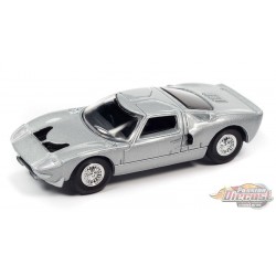 1965 Ford GT40 MK1 in Silver - Auto World - 1/64 - AWSP107 A