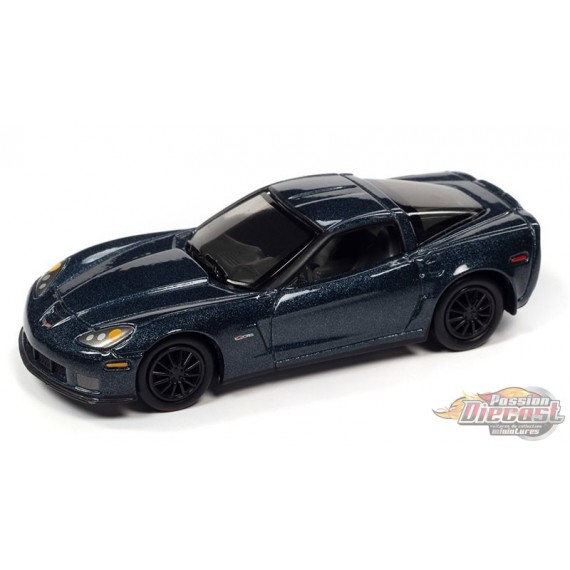 Chevrolet Corvette Z06 2012 en bleu supersonique métallisé - Johnny Lightning 1/64 - JLSP245 B Passion Diecast