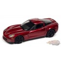 Chevrolet Corvette Z06 2012 en rouge cristal métallisé - Johnny Lightning 1/64 - JLSP245 A