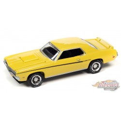 1969 Mercury Cougar Eliminator in Yellow - Johnny Lightning 1/64 - JLSP246-B Passion Diecast