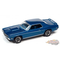 1969 Mercury Cougar Eliminator en bleu vif métallisé - Johnny Lightning 1/64 - JLSP246 A