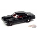 1962 Plymouth Savoy Max Wedge in Silhouette Black - Johnny Lightning 1/64 - JLSP248 A