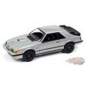 1986 Ford Mustang SVO in Silver - Johnny Lightning 1/64 - JLSP247-B