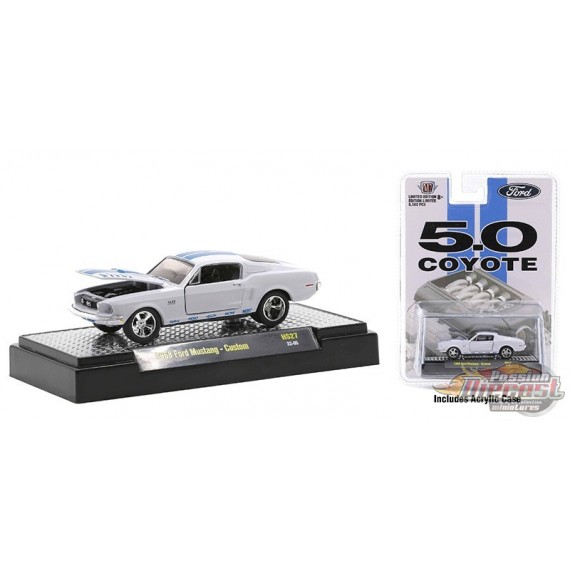 Detroit Muscle 1968 Ford Mustang Custom - M2 Machine - Hobby Exclusive - 1:64 - 31500-HS27  Passion Diecast