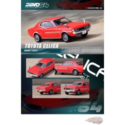 Toyota Celica 1600 GT (TA22) Rouge - INNO 64 - 1/64 - IN64-1600GT-RED - Passion Diecast