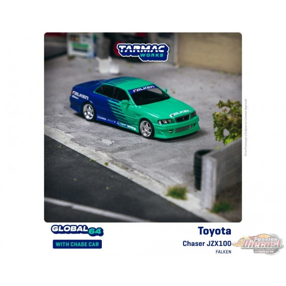 Toyota Chaser JZX100 FALKEN - Tarmac Works - 1/64 - T64G-007-FA Passion Diecast