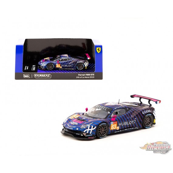 2019 Ferrari 488 GTE 24Hr Of Le Mans 2019 No.83 - Ixo & Tarmac Works - Hobby 64 - 1/64 - T64-071-19LM83 - Passion Diecast 