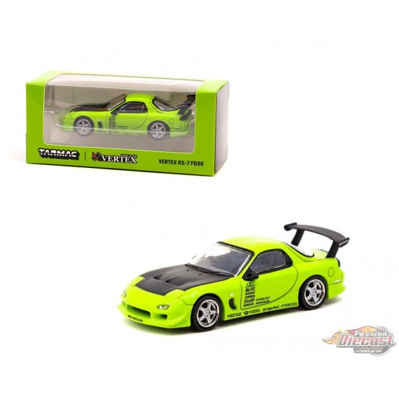 Mazda RX-7 FD3S Vertex Green - Tarmac Works - 1/64 - T64G-TL022-LG - Passion Diecast 