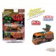 Johnny Lightning & American Diorama 1964 Volkswagen RAT FINK RAT BUS avec figurine Rat Fink - Johnny Lightning 1/64 - JLCP7383