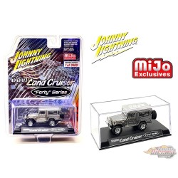 1980 Toyota Land Cruiser Forty Series CHROME With Showcase Limited 3,600 - Johnny Lightning & Mijo Exclusives - 1/64 - JLCP7367