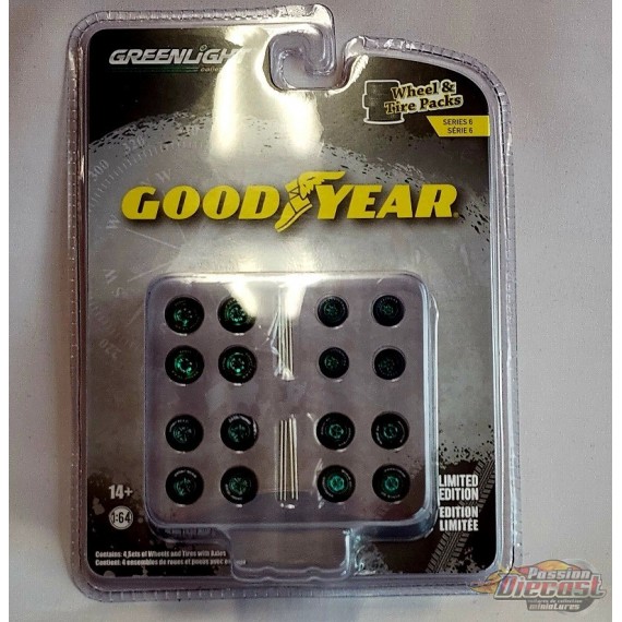 CHASE CAR Goodyear Tires Wheel & Tire Pack Auto Body Shop series 6