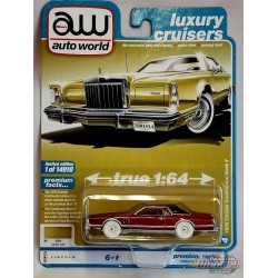 CHASE CAR 1978 Lincoln Continental Mark V (Jubilee Gold)  - Auto World 1/64 - AWSP097 BGR