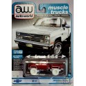 CHASE CAR 1986 Chevrolet Silverado Stepside 4×4  Blanc - Auto World 1/64 - AWSP095 BGR