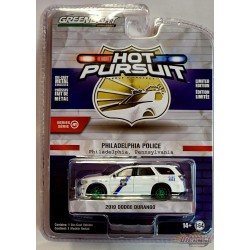 GreenMachine Philadelphia, Pennsylvania Police - 2019 Dodge Durango - Hot Pursuit Series 41 - 1/64 Greenlight - 42990 EGR
