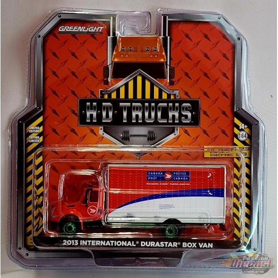 GreenMachine Canada Post -International Duraster Box Van - Step Van - H.D. Trucks Series 23 - Greenlight  1/64 - 33230 BGR