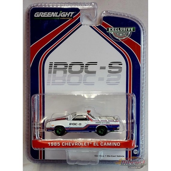 GreenMachine 1985 Chevrolet El Camino SS International Race of Champions - Hobby Exclusive - 1/64 Greenlight - 30312GR