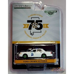 GreenMachine Alabama State - 2008 Ford Crown Victoria Police Interceptor - Hobby Exclusive - 1/64 Greenlight - 30351GR