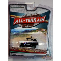 GreenMachine BF Goodrich - 1969 Ford Bronco Baja - All-Terrain Series 13 - 1/64 Greenlight - 35230 AGR