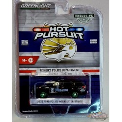 GreenMachine Indiana - 2022 Ford Police Interceptor Utility - Hobby Exclusive - 1/64 Greenlight - 30350GR