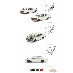 Kaido★House - Datsun 510 Street Tanto V2 TANTO Blanc by Daniel Wu - Mini GT - Mijo Exclusives - 1/64 - KHMG041 Passion Diecast